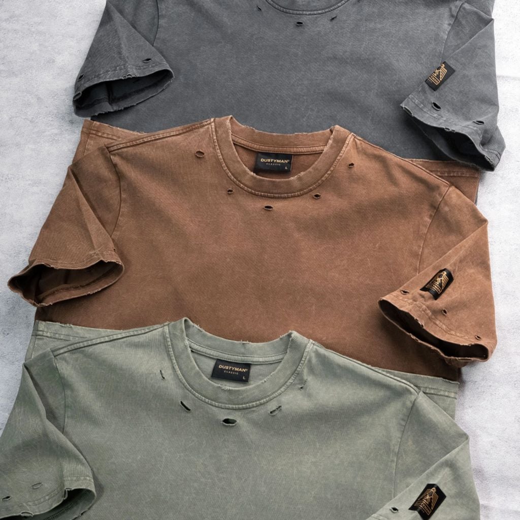 ÁO PHÔNG WASHED RAVEL | REGULAR FIT | T861