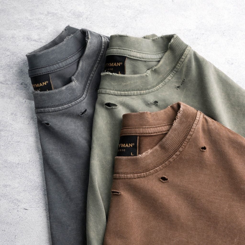 ÁO PHÔNG WASHED RAVEL | REGULAR FIT | T861