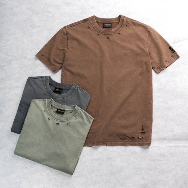  ÁO PHÔNG WASHED RAVEL | REGULAR FIT | T861 