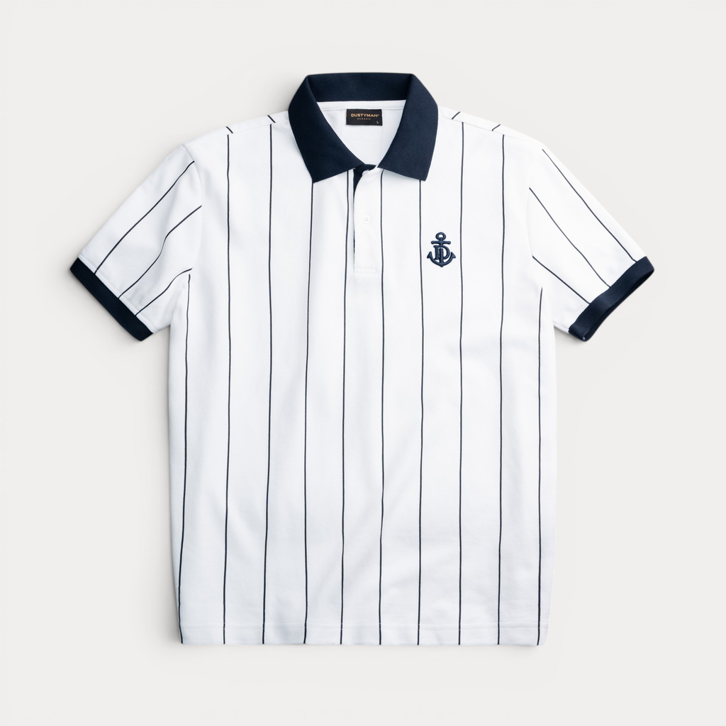 Áo Polo Sọc Nam Sail Dustyman Regular Fit PL101
