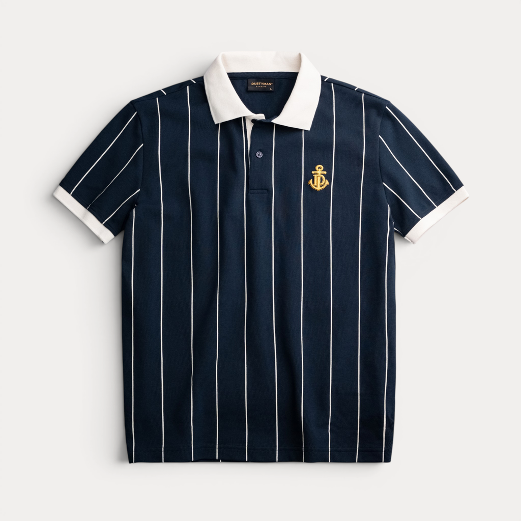 Áo Polo Sọc Nam Sail Dustyman Regular Fit PL101
