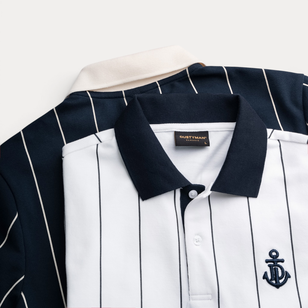 Áo Polo Sọc Nam Sail Dustyman Regular Fit PL101