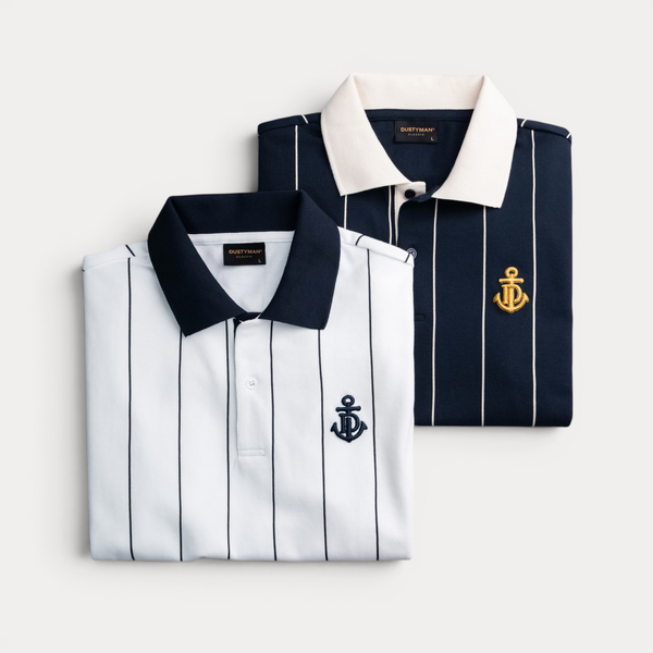  Áo Polo Sọc Nam Sail Dustyman Regular Fit PL101 