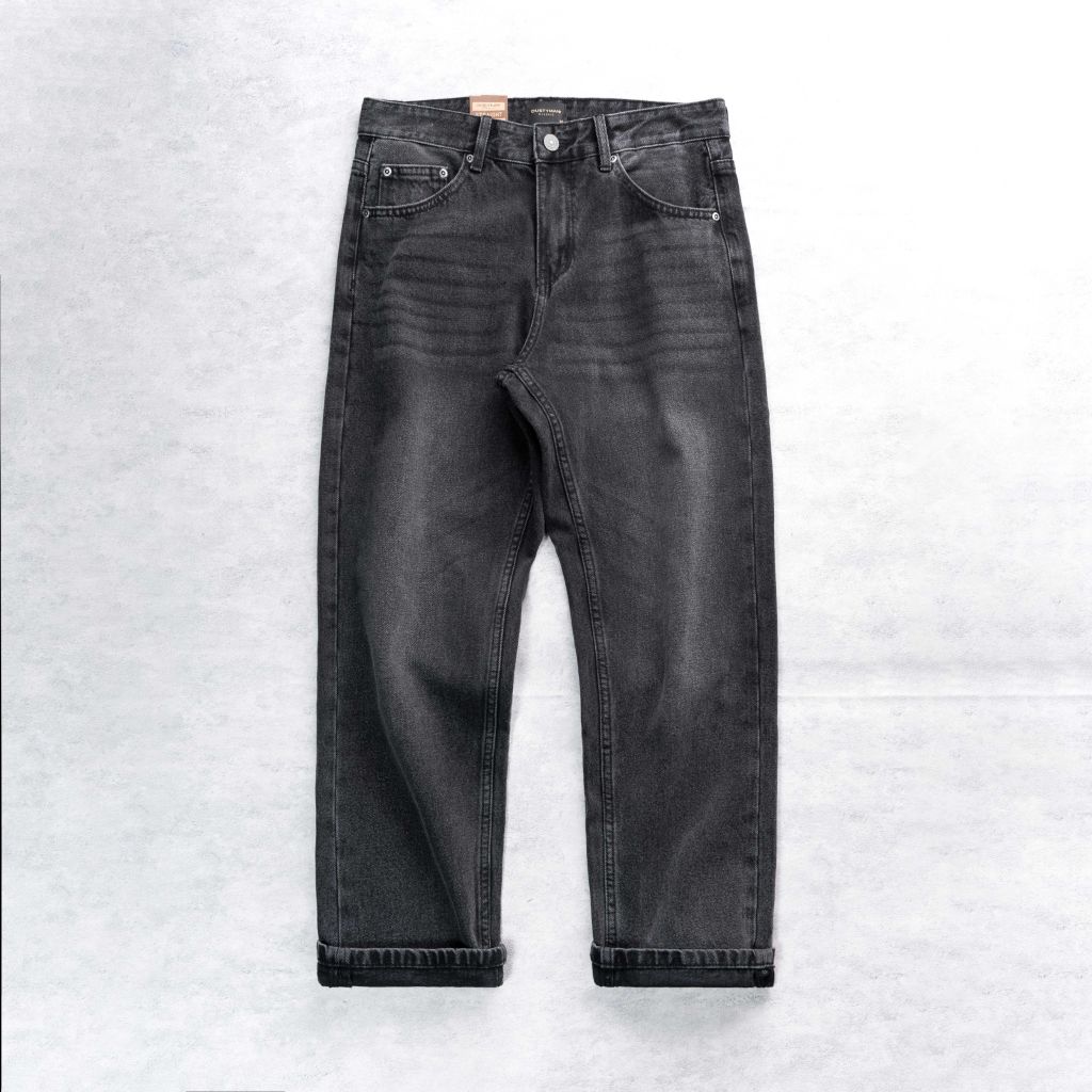 QUẦN JEAN ỐNG ĐỨNG RUNO | 602-02 STRAIGHT | ĐEN WASH
