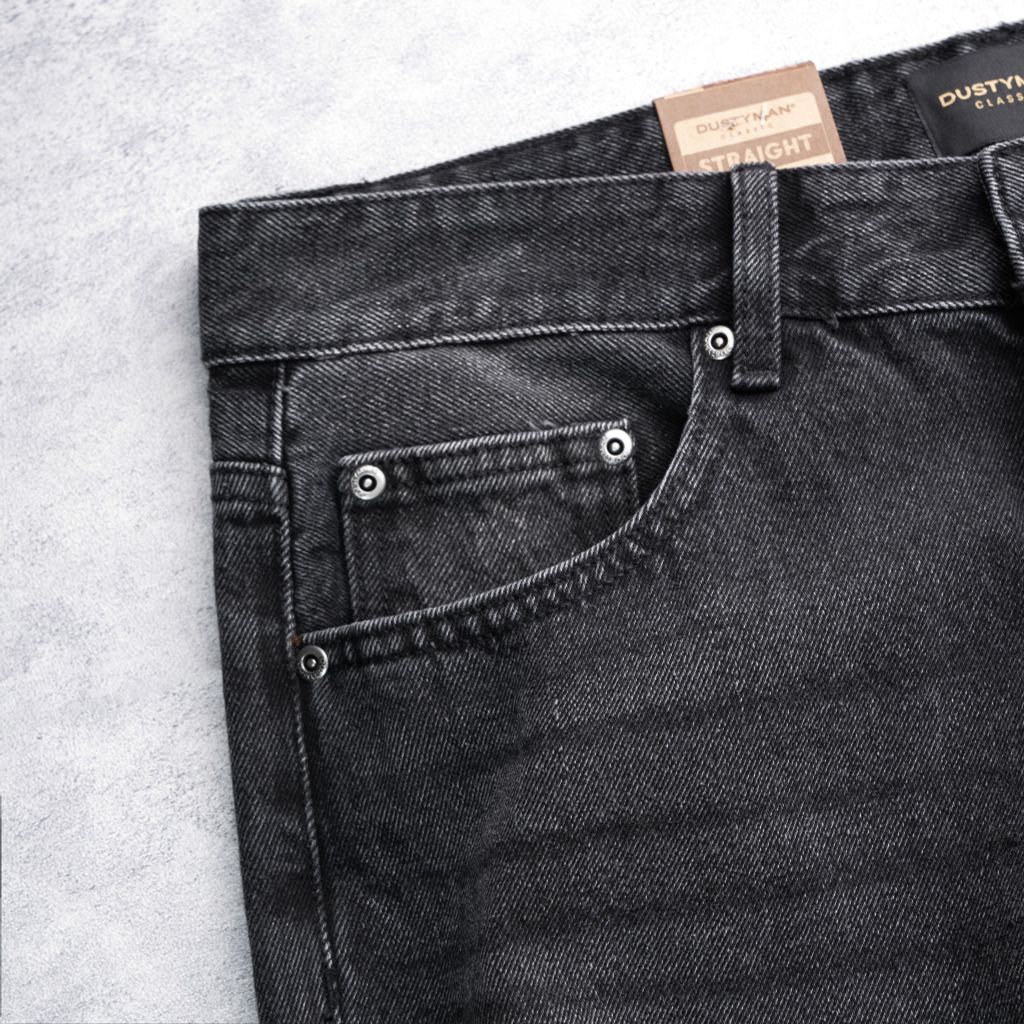 QUẦN JEAN ỐNG ĐỨNG RUNO | 602-02 STRAIGHT | ĐEN WASH