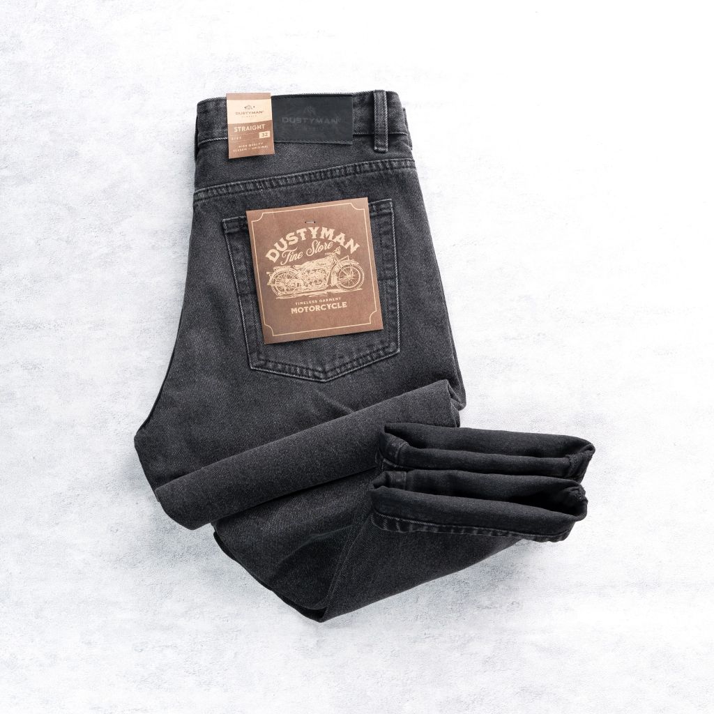 QUẦN JEAN ỐNG ĐỨNG RUNO | 602-02 STRAIGHT | ĐEN WASH