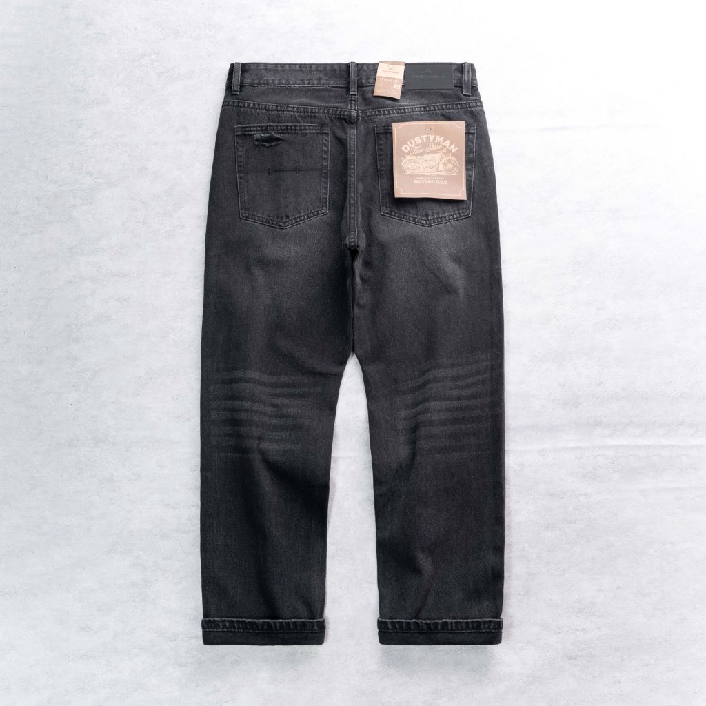 QUẦN JEAN ỐNG ĐỨNG GARN | 602-01 STRAIGHT | ĐEN WASH