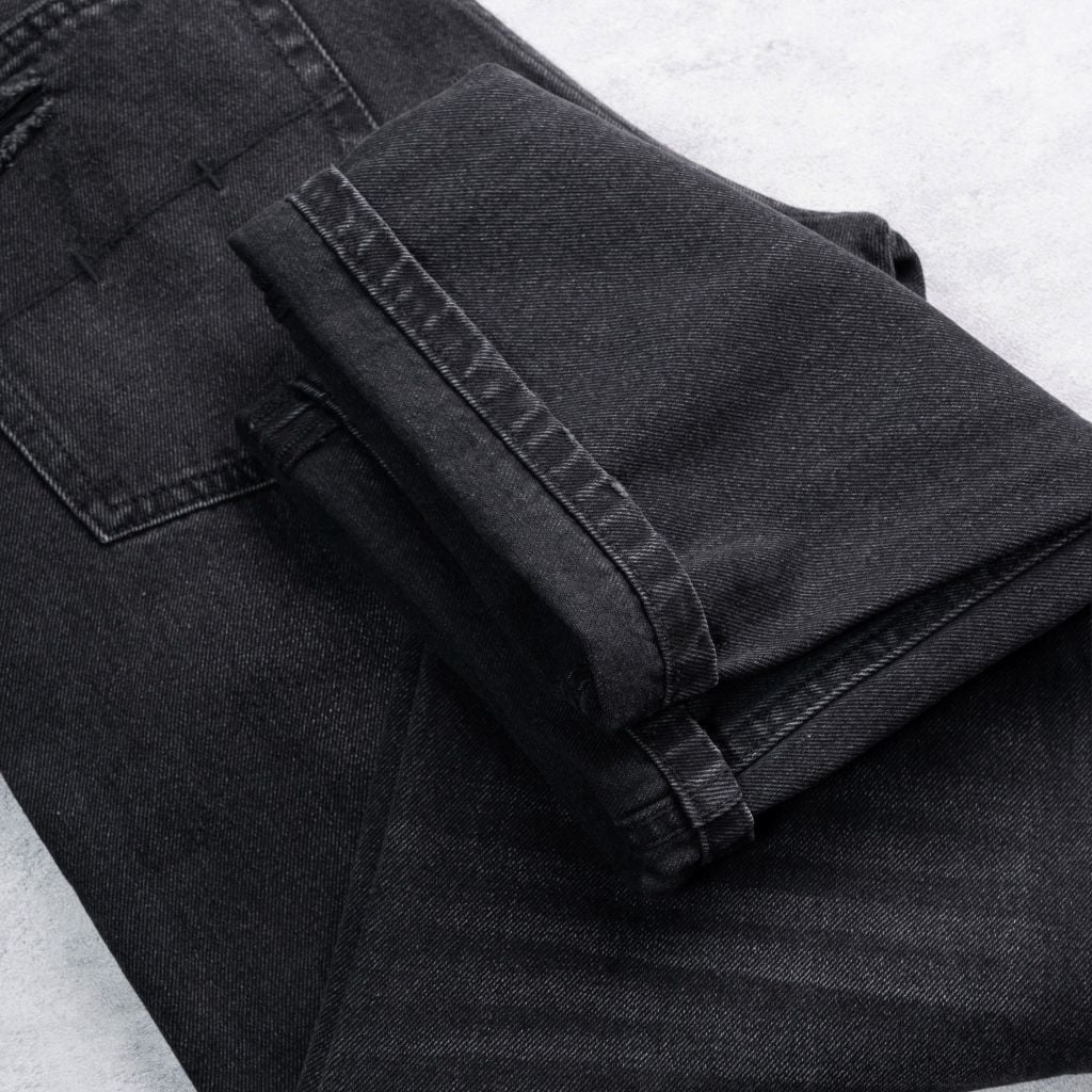 QUẦN JEAN ỐNG ĐỨNG GARN | 602-01 STRAIGHT | ĐEN WASH