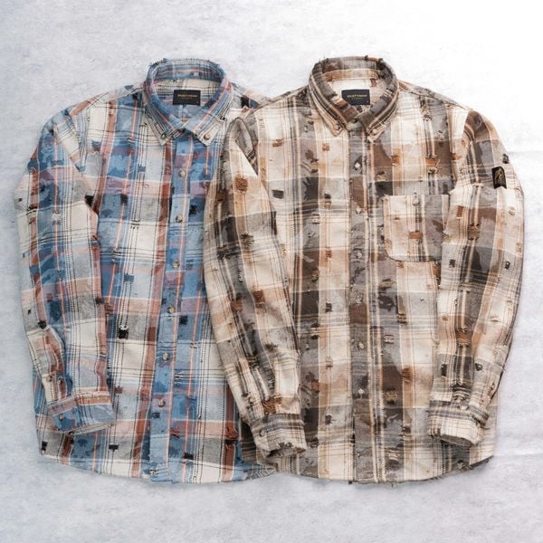  ÁO SƠ MI FLANNEL WASH DÀI TAY TORN | REGULAR FIT | S702 