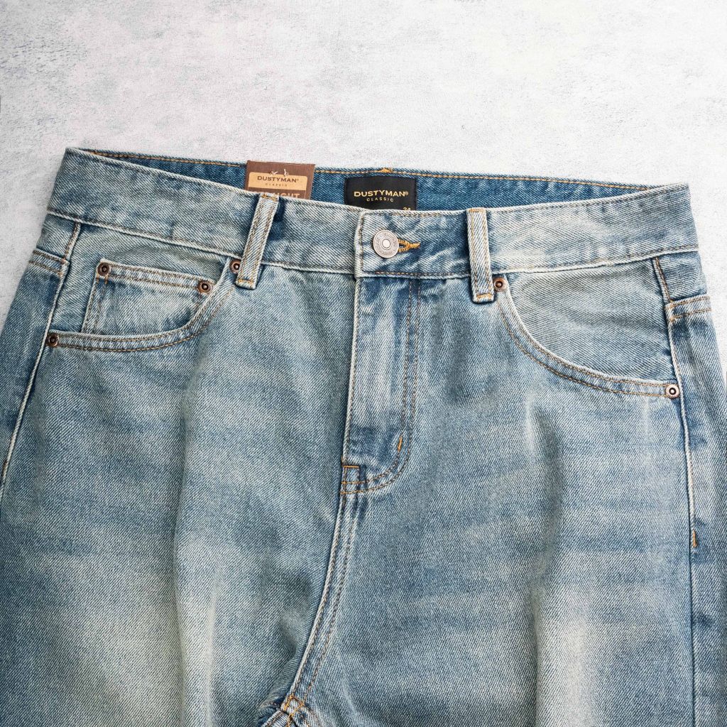 QUẦN JEAN ỐNG ĐỨNG TALON | 602-07 STRAIGHT | XANH BỤI