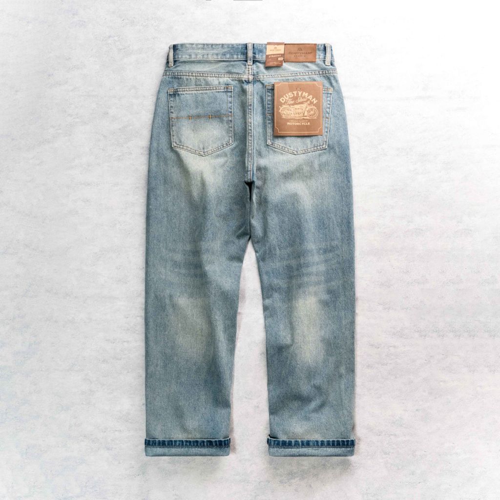 QUẦN JEAN ỐNG ĐỨNG TALON | 602-07 STRAIGHT | XANH BỤI