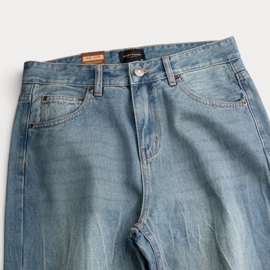 Quần Jean Ống Đứng Nam Dustyman Axel Straight J602-01