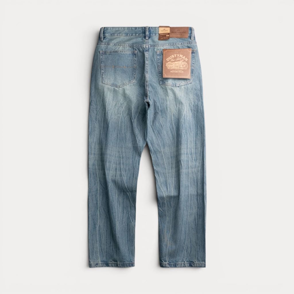 Quần Jean Ống Đứng Nam Dustyman Axel Straight J602-01