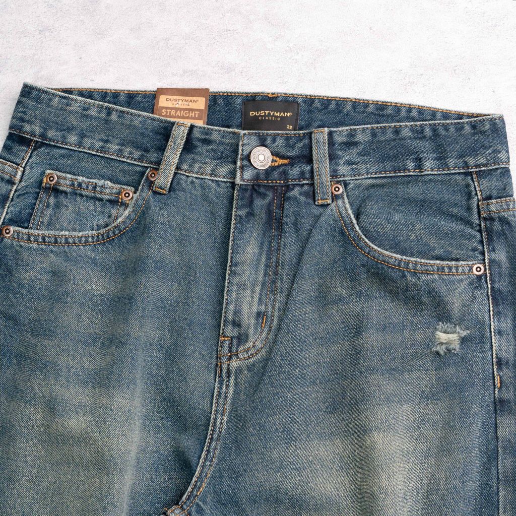 QUẦN JEAN ỐNG ĐỨNG KODA | 602-09 STRAIGHT | XANH RÁCH