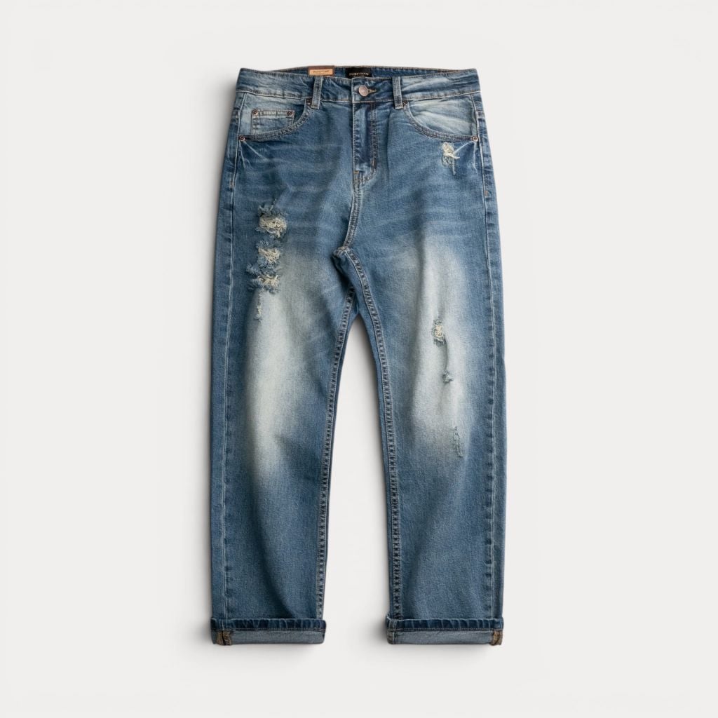 Quần Jean Ôm Nhẹ Nam Dustyman Spray Slim Fit J611-01