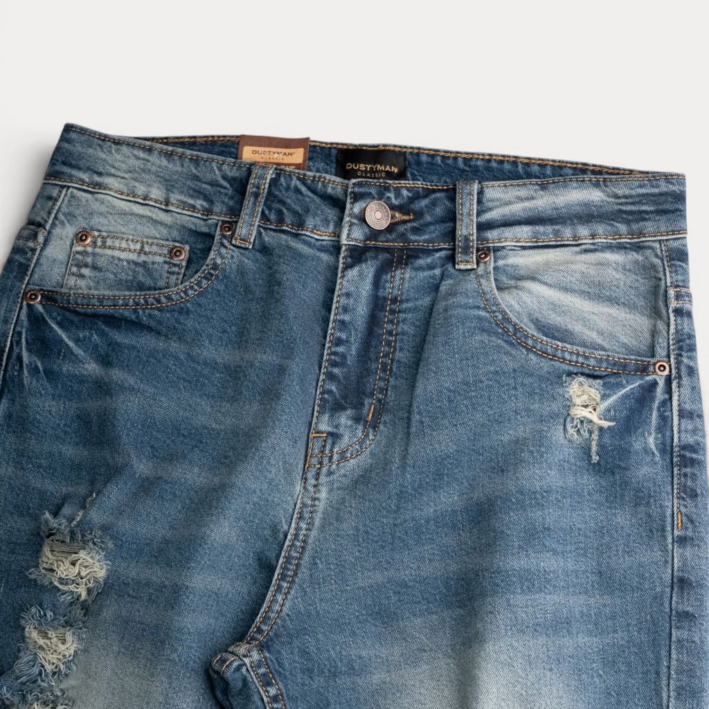 Quần Jean Ôm Nhẹ Nam Dustyman Spray Slim Fit J611-01