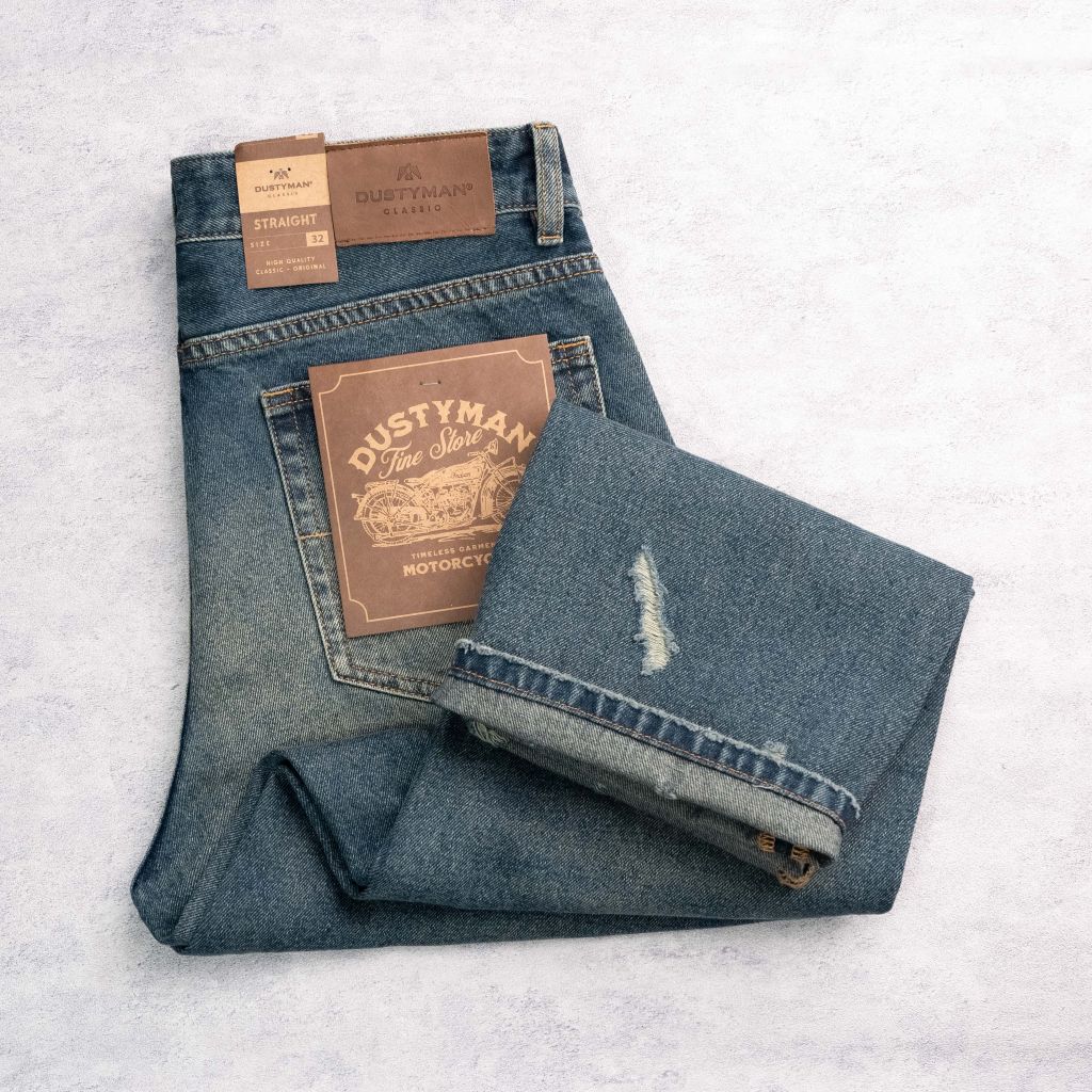 QUẦN JEAN ỐNG ĐỨNG KODA | 602-09 STRAIGHT | XANH RÁCH