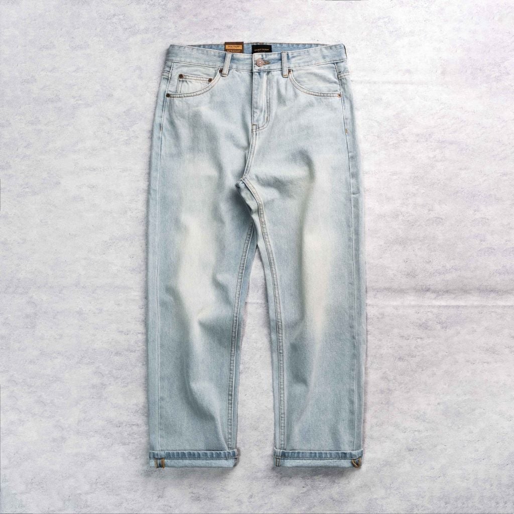 QUẦN JEAN ỐNG ĐỨNG GRIT | 602-05 STRAIGHT | XANH BẠC