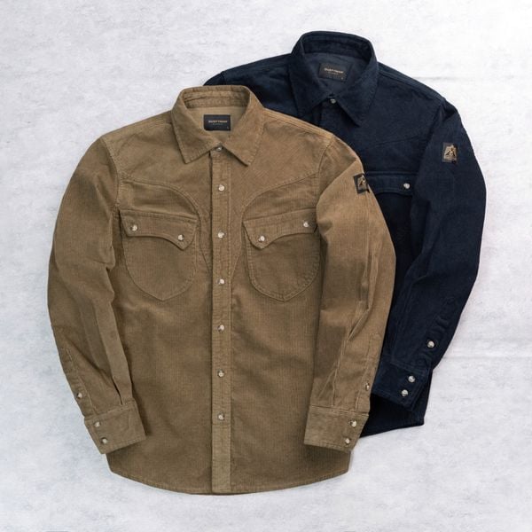  ÁO SƠ MI NHUNG TĂM DÀI TAY RANCH | REGULAR FIT | S653 