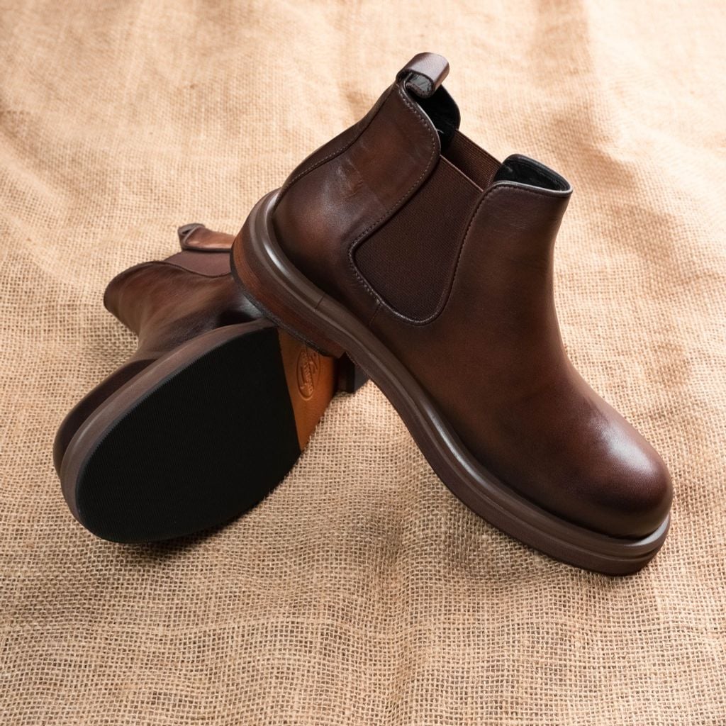 GIÀY CHELSEA BOOTS | DA BÒ | 2 MÀU