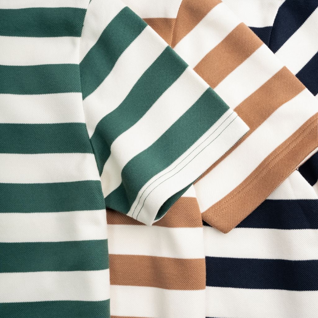 Áo Thun Dệt Sọc Harbor Dustyman Regular Fit T108
