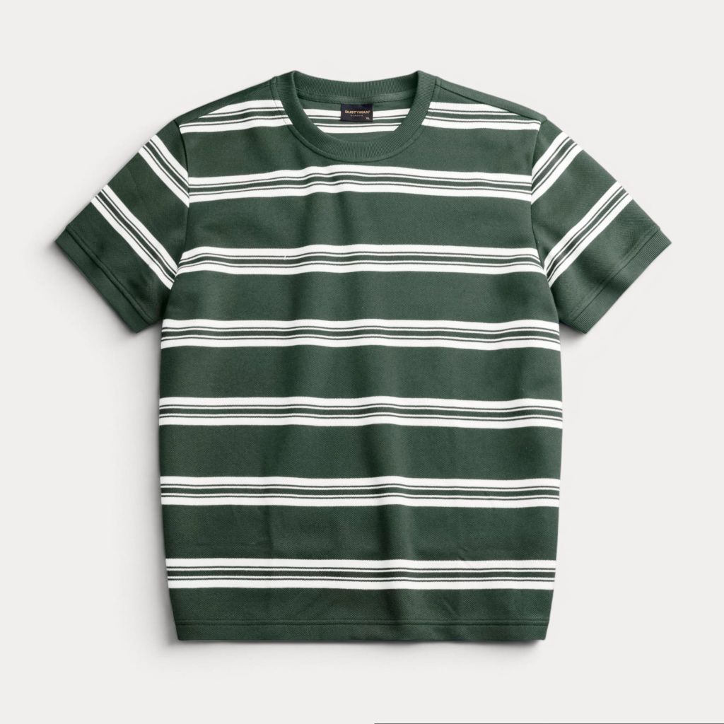 Áo Thun Dệt Sọc Coast Line Dustyman Regular Fit T107