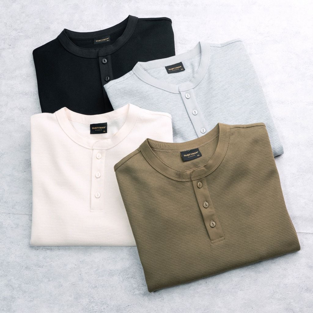 Áo Thun Dài Tay Henley Dustyman Regular Fit DT92