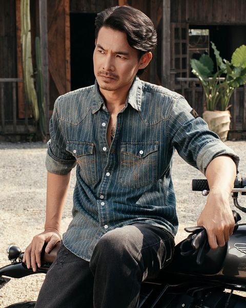  ÁO SƠ MI RAILWAY | DENIM SỌC | REGULAR FIT | S643 