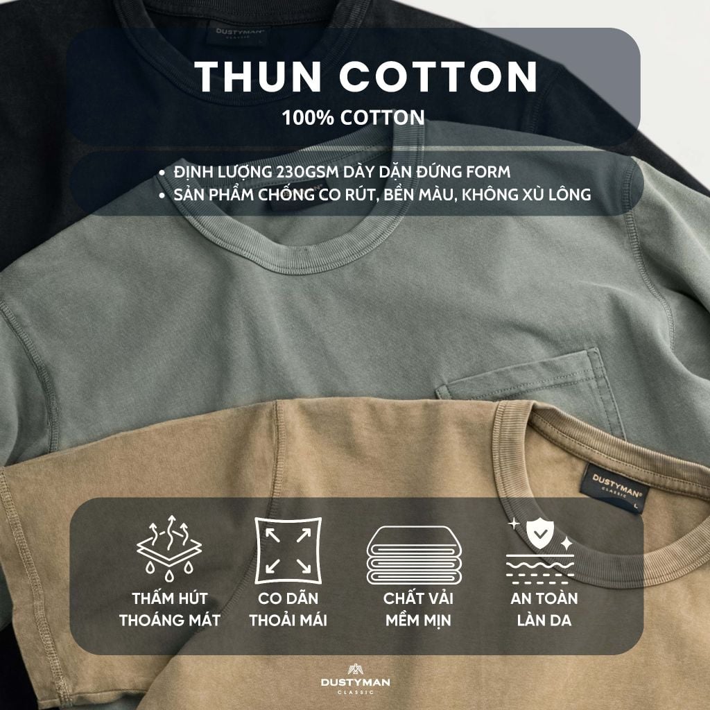 Áo Thun Nam Forge Dustyman Regular Fit T680