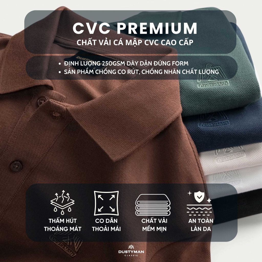 Áo Polo Nam Dustyman Core Regular Fit PL118