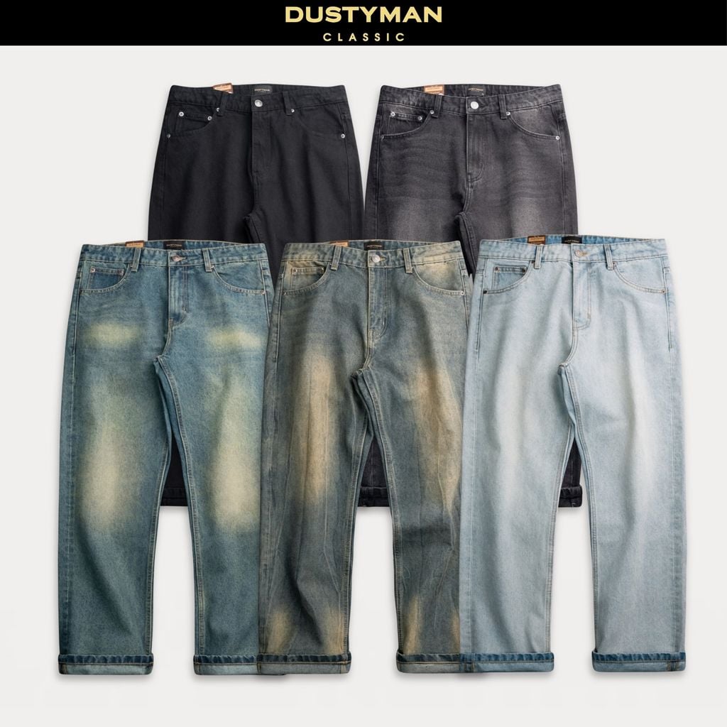 Quần Jean Ống Đứng Wild Dustyman Straight J602-SS26