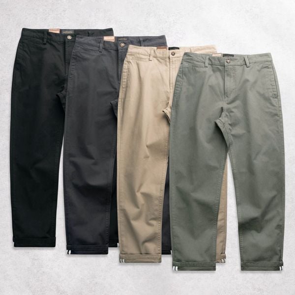  QUẦN KAKI ỐNG ĐỨNG TRACE | KAKI COTTON | FORM REGULAR FIT | K342 