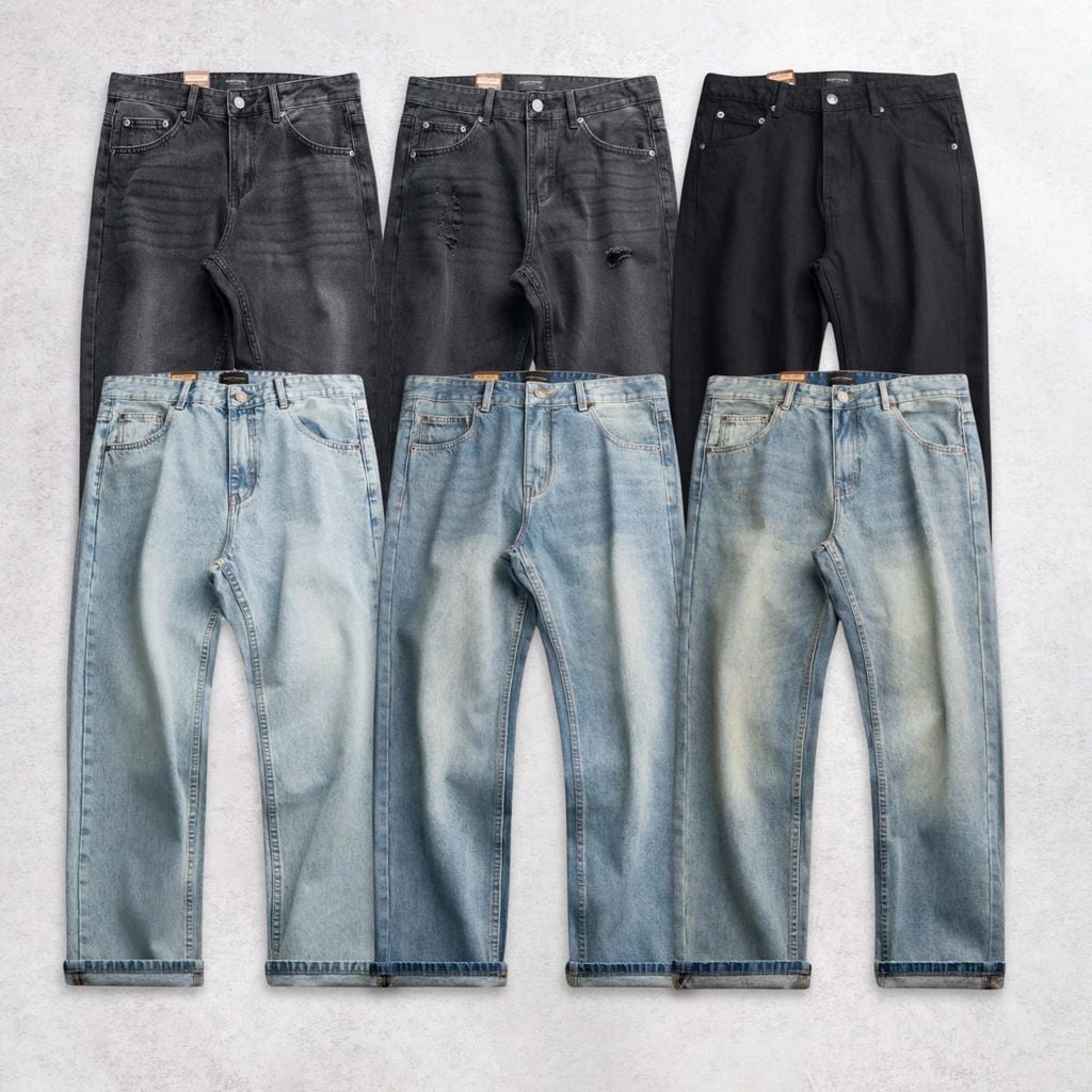 Quần Jean Ống Đứng Outland Dustyman Straight J602-FW25