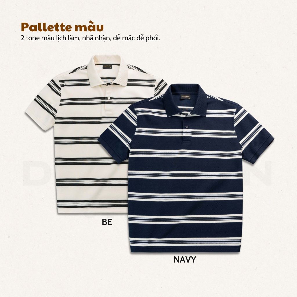 DRAVO POLO | VẢI DOUBLE FACE | REGULAR FIT | P676