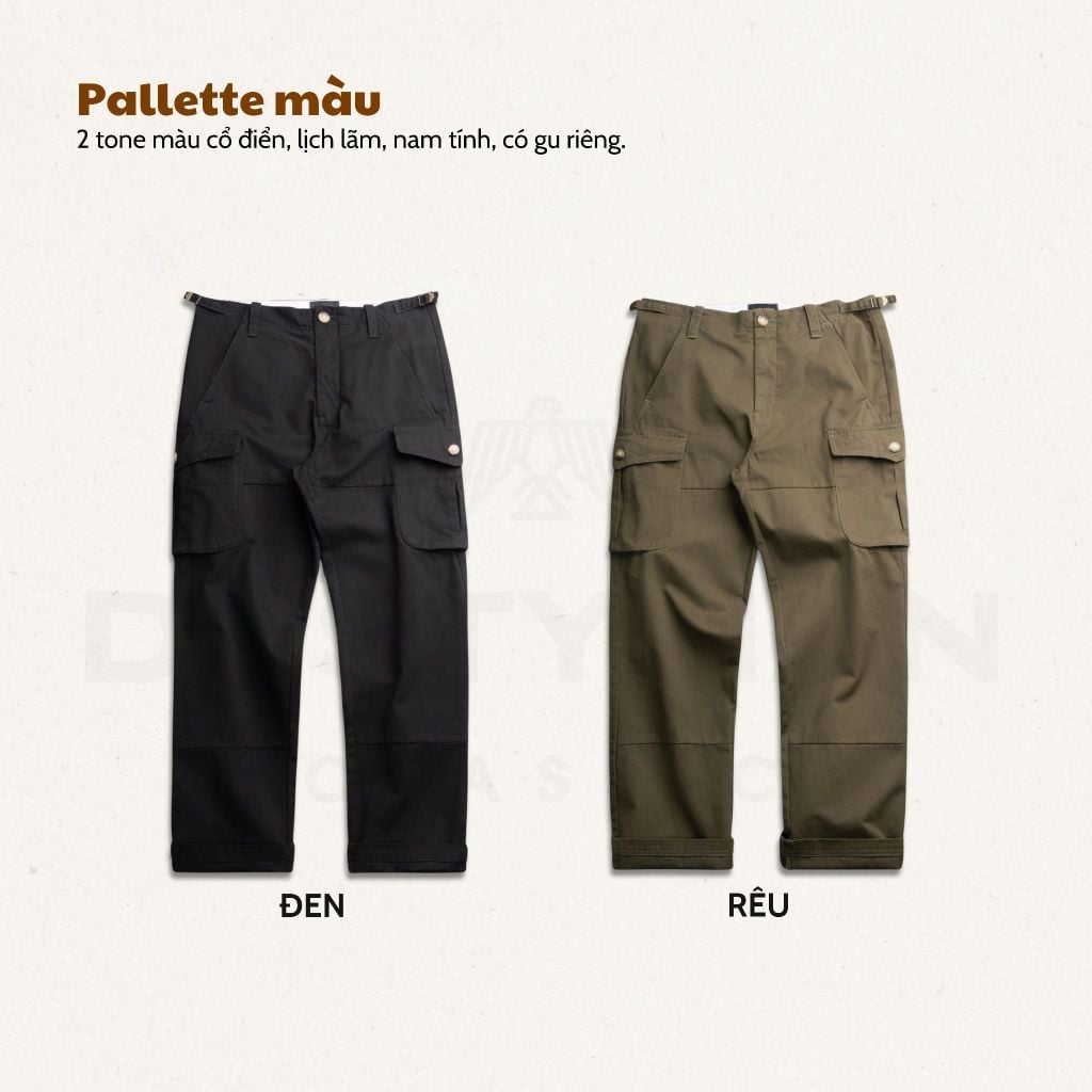 Quần Kaki Túi Hộp Unit Dustyman Straight Fit K161