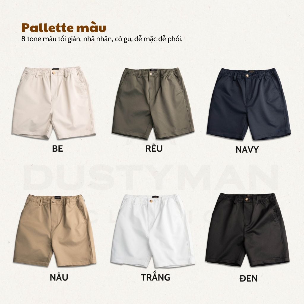 Quần Short Nam Gwen Dustyman Regular Fit SH385