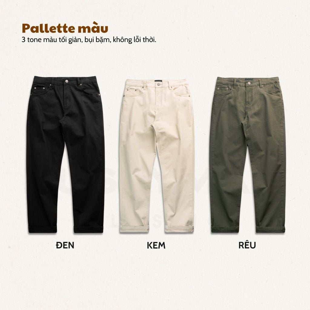 QUẦN KAKI JEAN DUSTY | SLIM FIT | KJ666