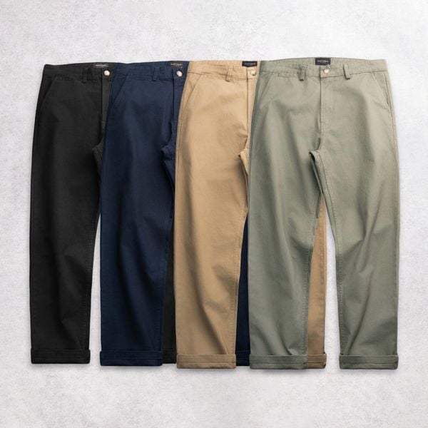  QUẦN KAKI ỐNG SUÔNG LUMO | KAKI COTTON | FORM REGULAR FIT| K690 