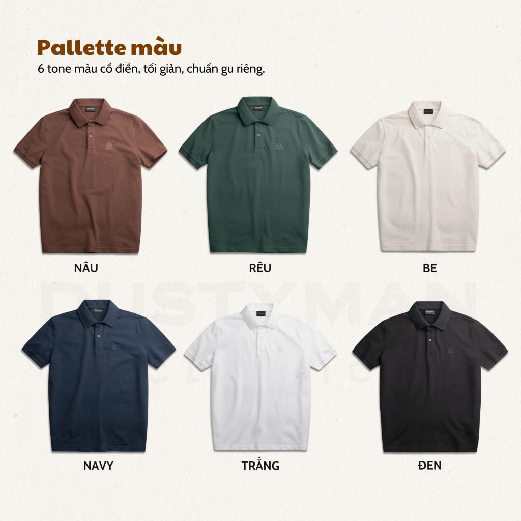 Áo Polo Nam Dustyman Core Regular Fit PL118
