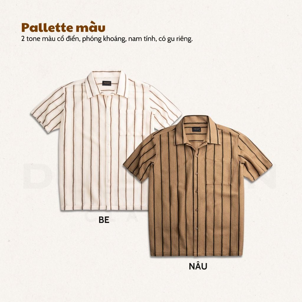 Sơ Mi Cuban Tay Ngắn Coast Relaxed Fit S100