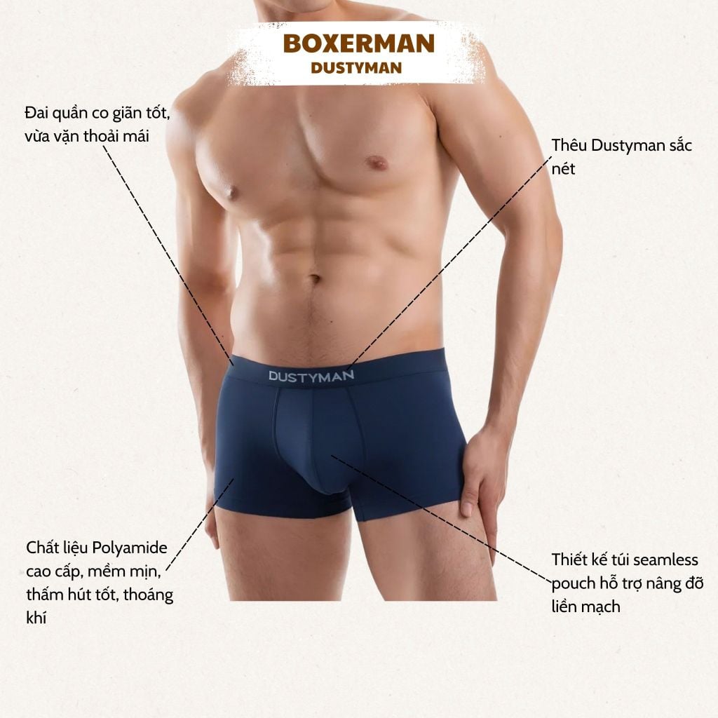 DUSTYMAN BOXER | POLYAMIDE CAO CẤP