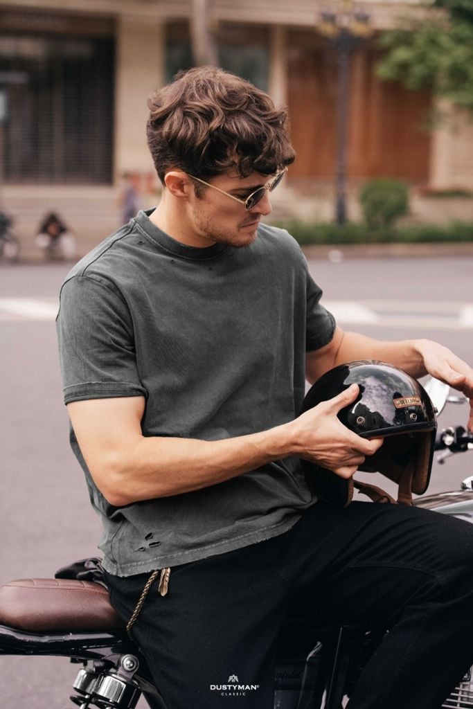 Áo Thun Wash Nam Dustyman Ravel Regular Fit T861