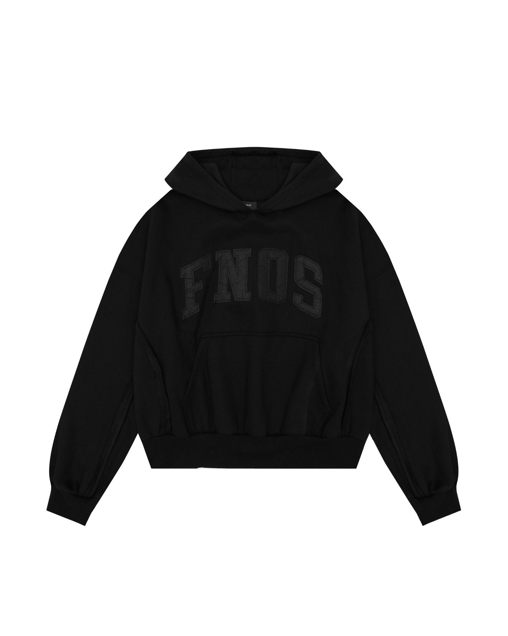  HD18 - FNOS SEPARATION HOODIE - BLACK 