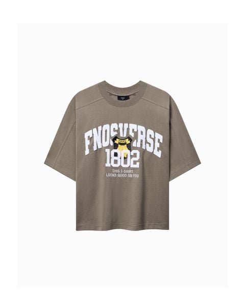  TSG43 - CALL1802 BOXY T-SHIRT - COFFEE 