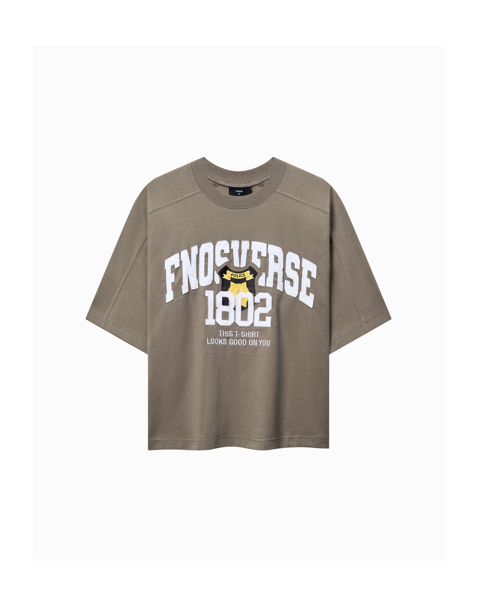  TSG43 - CALL1802 BOXY T-SHIRT - COFFEE 