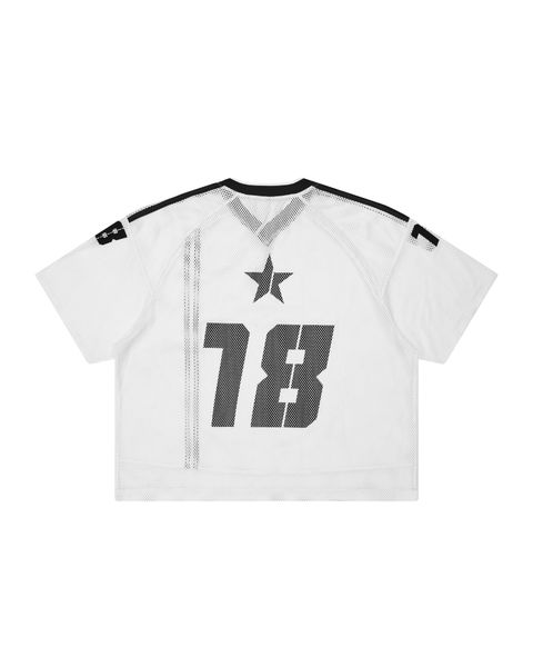  JS10 - 18+ MESH JERSEY TEE - WHITE 