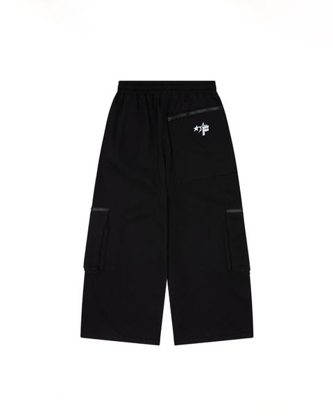  PSP1 - FNOS FERMETURE SWEAT PANTS -  BLACK 