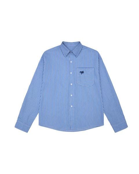  SH1 - FNOS STRIPED OXFORD SHIRT 