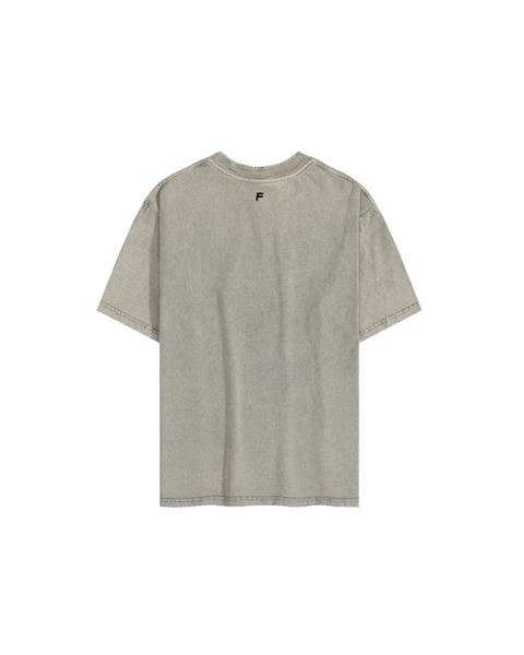  TWG6 - 'WHO ASKED' VINTAGE TEE - SAND 