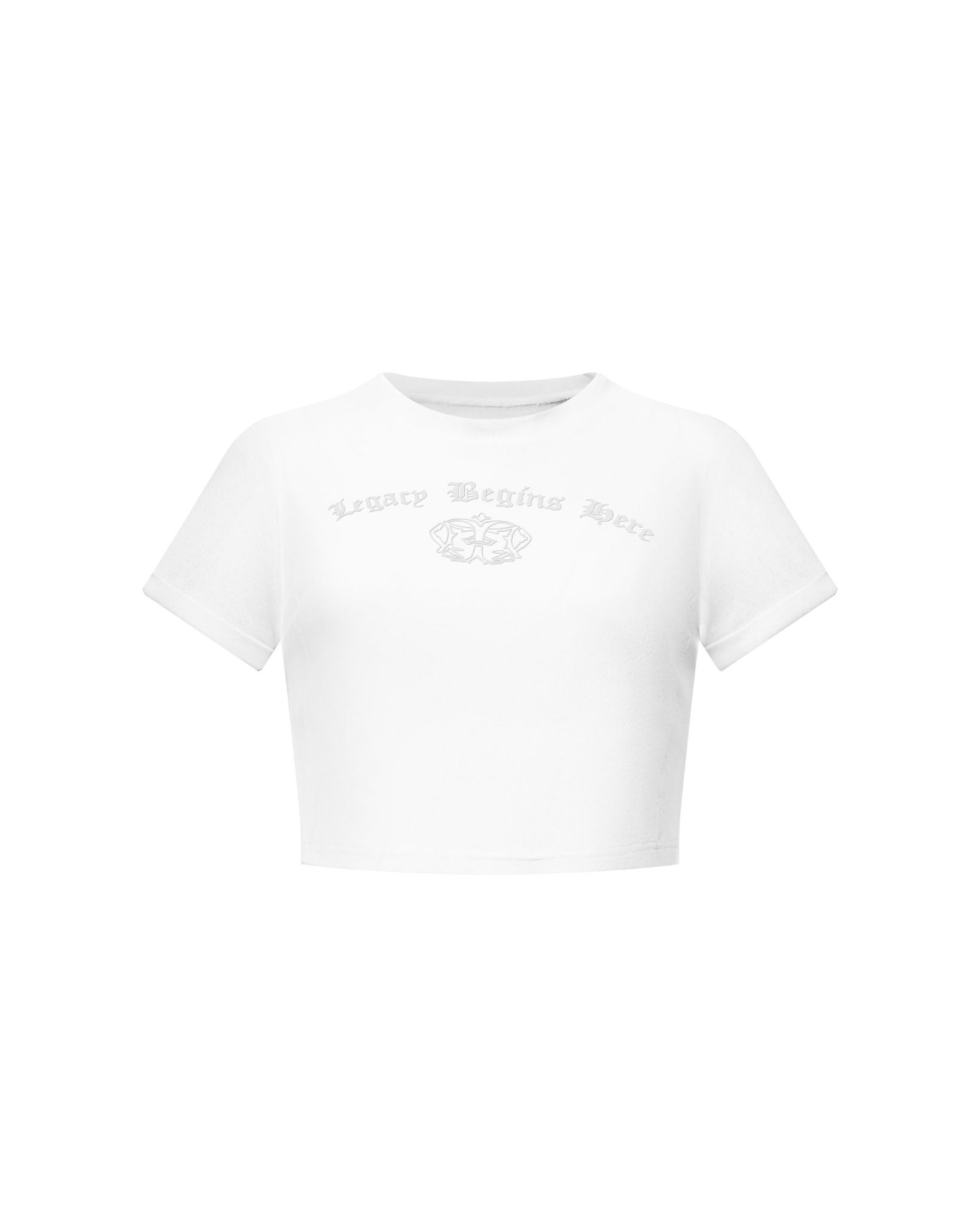  TBT1 - FNOS LEGACY CROPTOP - WHITE 